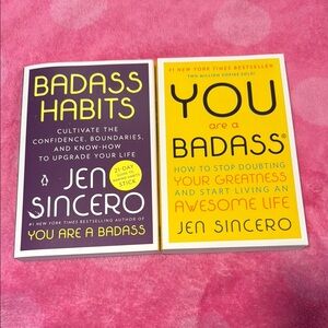 Jen Sincero Book Set - Badass Habits & You Are a Badass